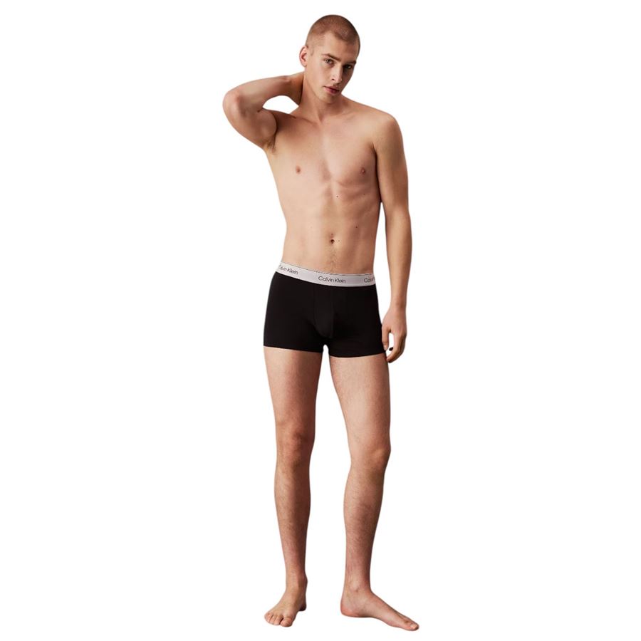 Boxer aderenti lunghi confezione da 3 - Icon Cotton Stretch da uomo Calvin Klein | NB4392VQO